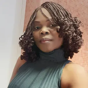 Cleaning and customer service lady