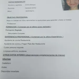 Chica de limpieza de casas trabajo 10€/h