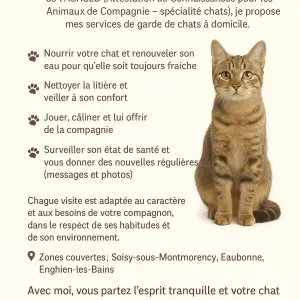 services de garde de chats à votre domicile
