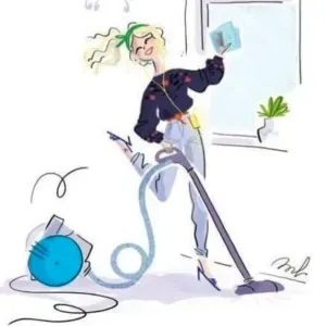 Femme de ménage à domicile .😁