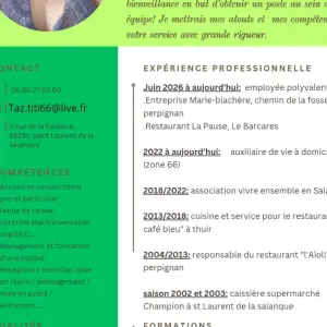 Aide a domicile pour vos aines dans la salanque 