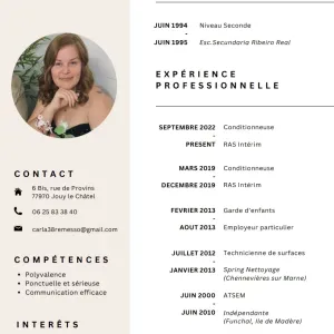 Babá com experiência, procurando emprego!