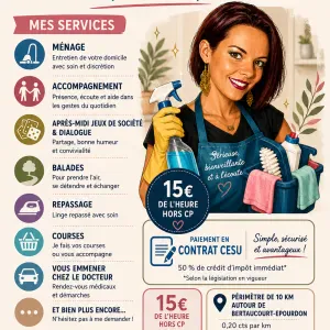 Baby sitter expérimentée avec 2 enfants 