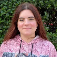 Maestra en ciernes y con gran vocación, en Badajoz.