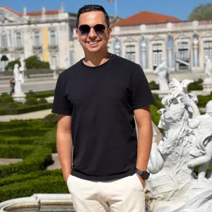 Empregado de limpeza em Lisboa. 