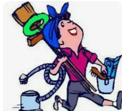 Une aide  pour le ménage du Printemps 