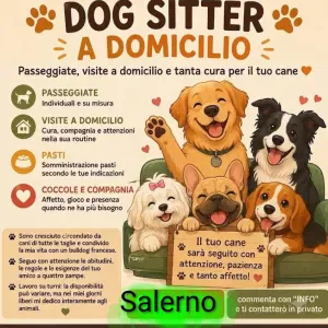 Dog sitter Salerno pet sitter provincia