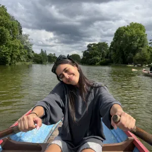 Étudiante donnant des cours !