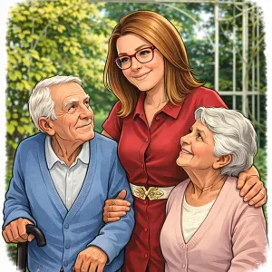 Je vous aide au quotidien (ménage, courses, accompagnement)