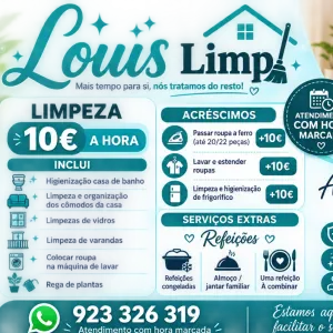 Serviços de limpeza Montijo e região