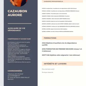 Auxiliaire de vie dépendance diplômée