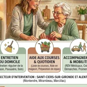 Aide aux ménage, aide aux courses