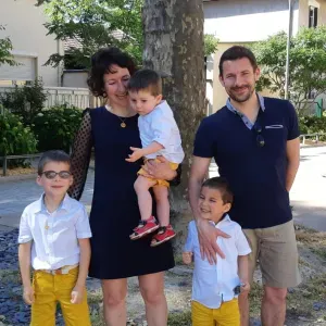 Sortie d'école Champagne au Mont d'Or 3 enfants