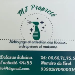 Nettoyage entretien des locaux, entreprise, maison et autres