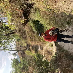 Peaceful skiing: Sagar keeps watch