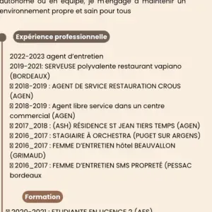 Femme de ménage sur Bordeaux et alentours 