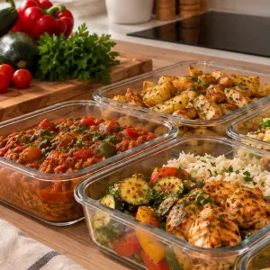 Batch cooking à domicile au Luxembourg