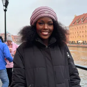 Compassionate nursing student in Caregiving