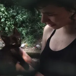 Cuidadora de animales y enfermera veterinaria