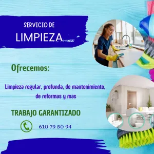 Servicio de limpieza en Molina de Segura y alrededores