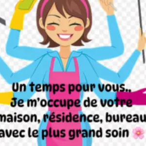 Aide ménagère étudiante disponible en semaine