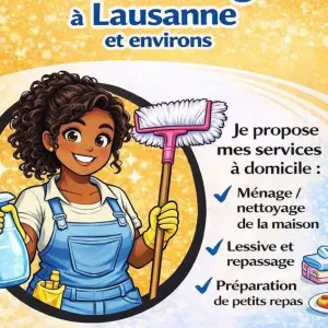 Femme de ménage sérieuse à Mantes-la-Jolie