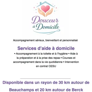 Toilette, courses, aide au quotidien à domicile.