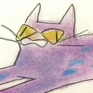 Une bonne amie pour les chats/ Good fiend for cats