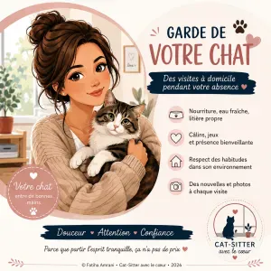 Cat-sitter (garde chat) à Mons-en-Baroeul