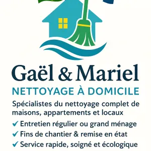  Entretien régulier ou grand ménage ✔ Fins de chantier 