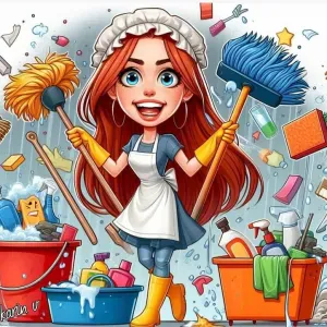 Empregada de limpeza responsavel em santa maria da feira 