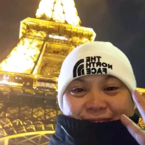 pet sitting. walking with a dog and friendly