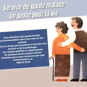 Services de garde malade pour vos aînés