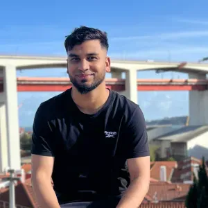 caregiver helping child and old