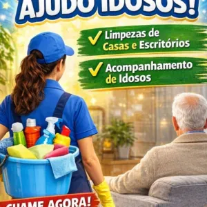 Limpezas e auxiliares de idosos 