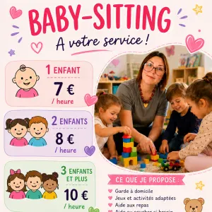 Babysitting expérimenté Manon 