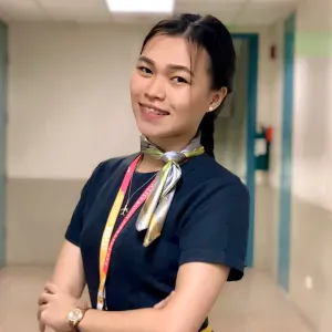 A babysitter works with genuine love and care.