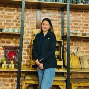 Carers help elderly bathing, dressing, eating ,etc.