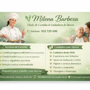 Cuidadora interna ou externa com experiência 