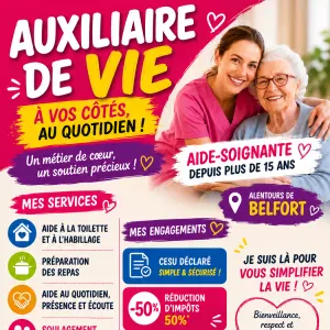 Auxiliare de vie personne personnes dependantes
