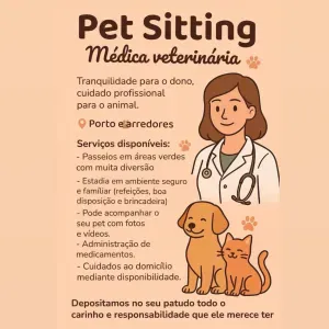 Pet sitting no Porto e arredores