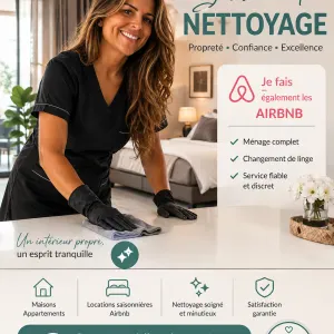 Femme de menage je travaille a mon compte sur saint jorioz 